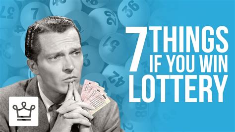 what's the first thing you do if you win the lottery|The first things to do if you win the lottery .